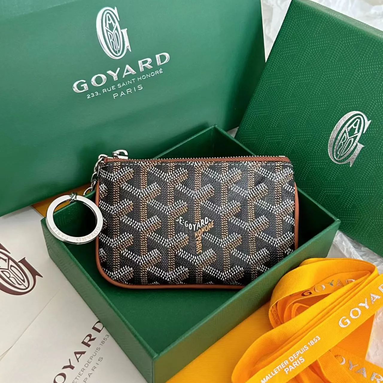 GOYARD Sena Nano Key Pouch Coin Case （SENAPCNANTY-01CL03P）