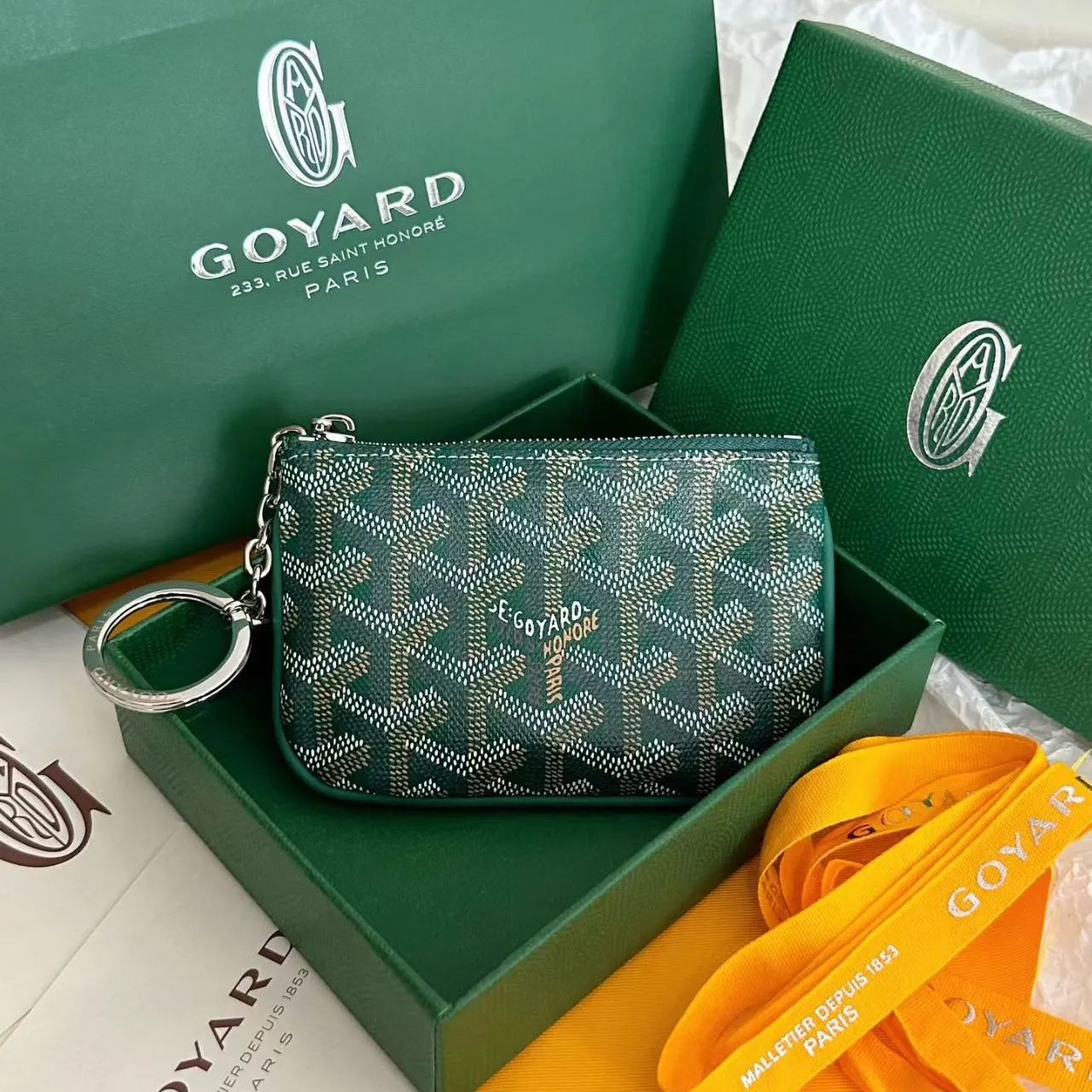 GOYARD Sena Nano Key Pouch Coin Case （SENAPCNANTY-01CL03P）