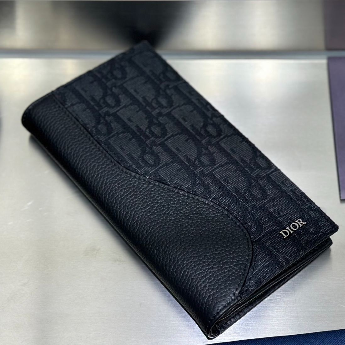 DIOR Saddle Oblique Long Wallet（2ADBC330YKS-H03E）