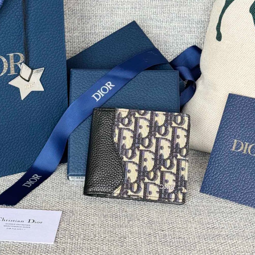Dior Saddle Bi-fold Wallet with Coin Case（2ADBC306YKS-H03E）