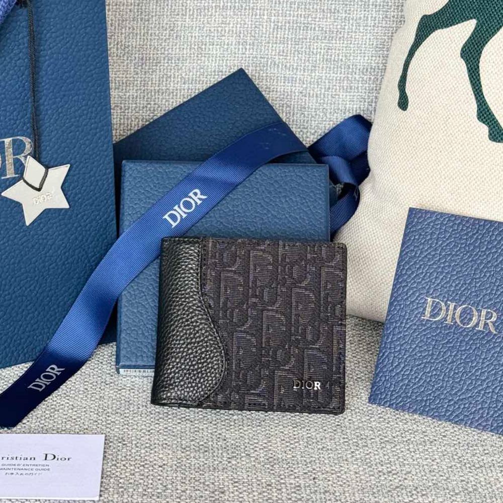 Dior Saddle Bi-fold Wallet with Coin Case（2ADBC306YKS-H03E）