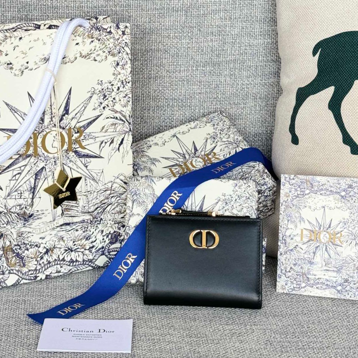 Dior 30 Montaigne Dahlia Wallet（S2197OBPZ-M900）