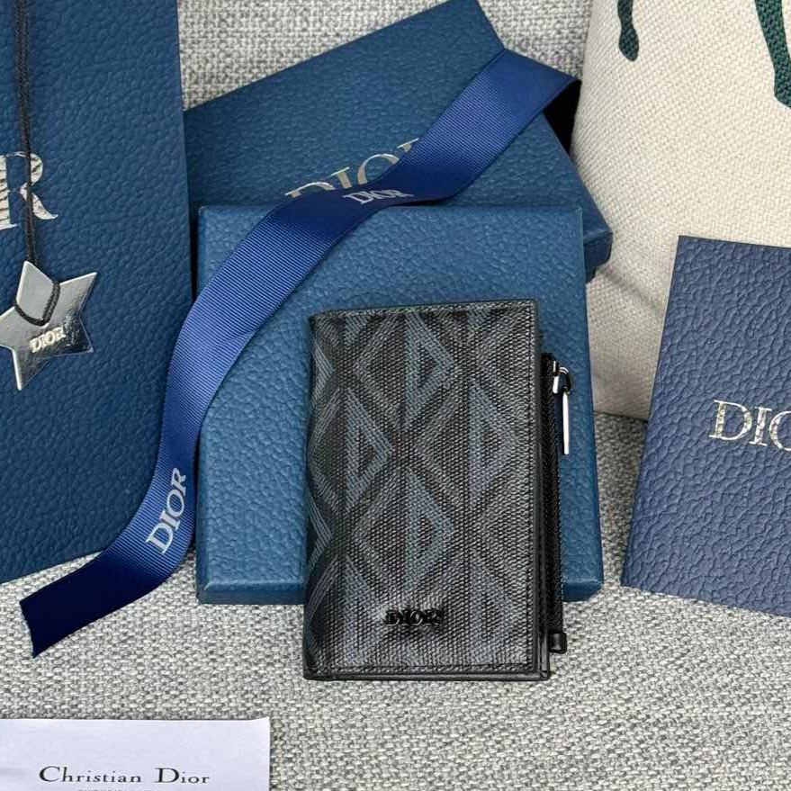 Dior Vertical Compact Card Holder（2ESBC319DCO-H42E）