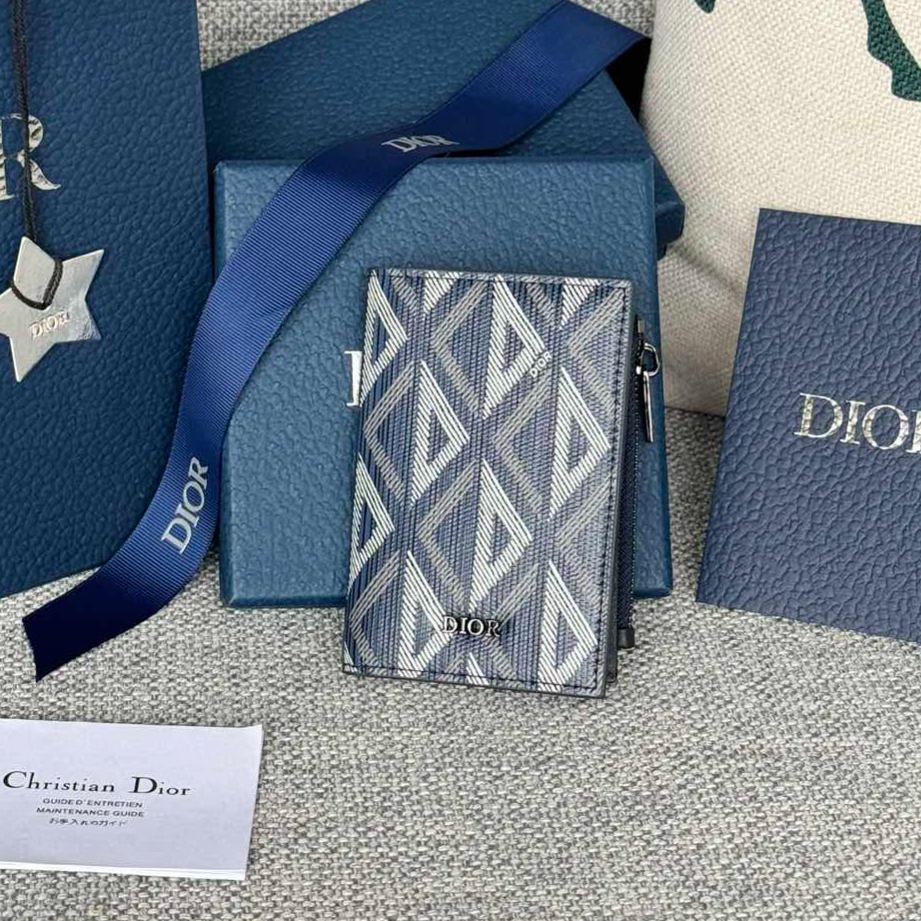 Dior Vertical Compact Card Holder（2ESBC319DCO-H42E）