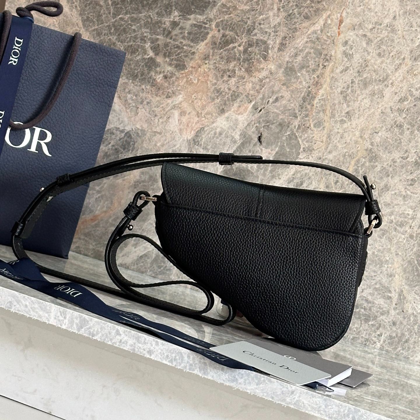 Dior Mini Saddle Bag 'Black'（2ADCA543KEN-H00N）