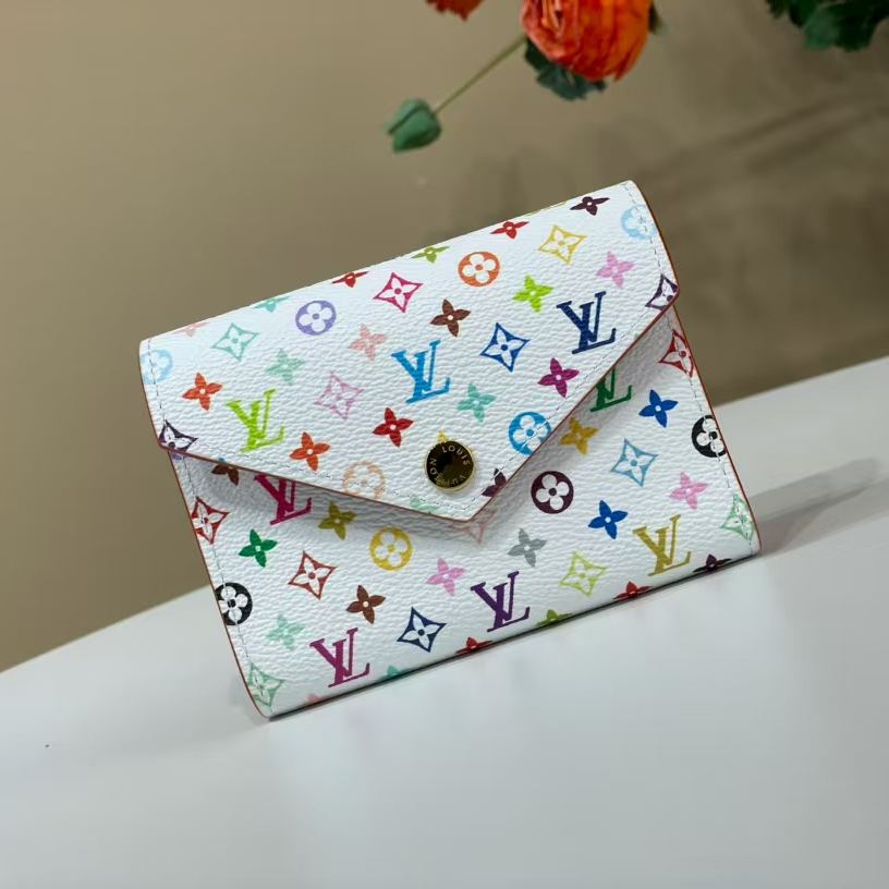 Louis Vuitton x Takashi Murakami Victorine Wallet Monogram "Multicolor"（M14163）