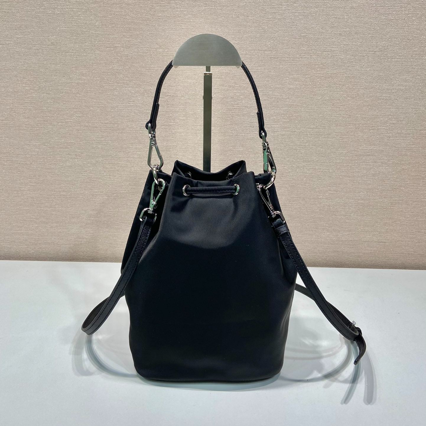 Prada Black Re-Nylon Pouch (1NS369_R067_F0002)