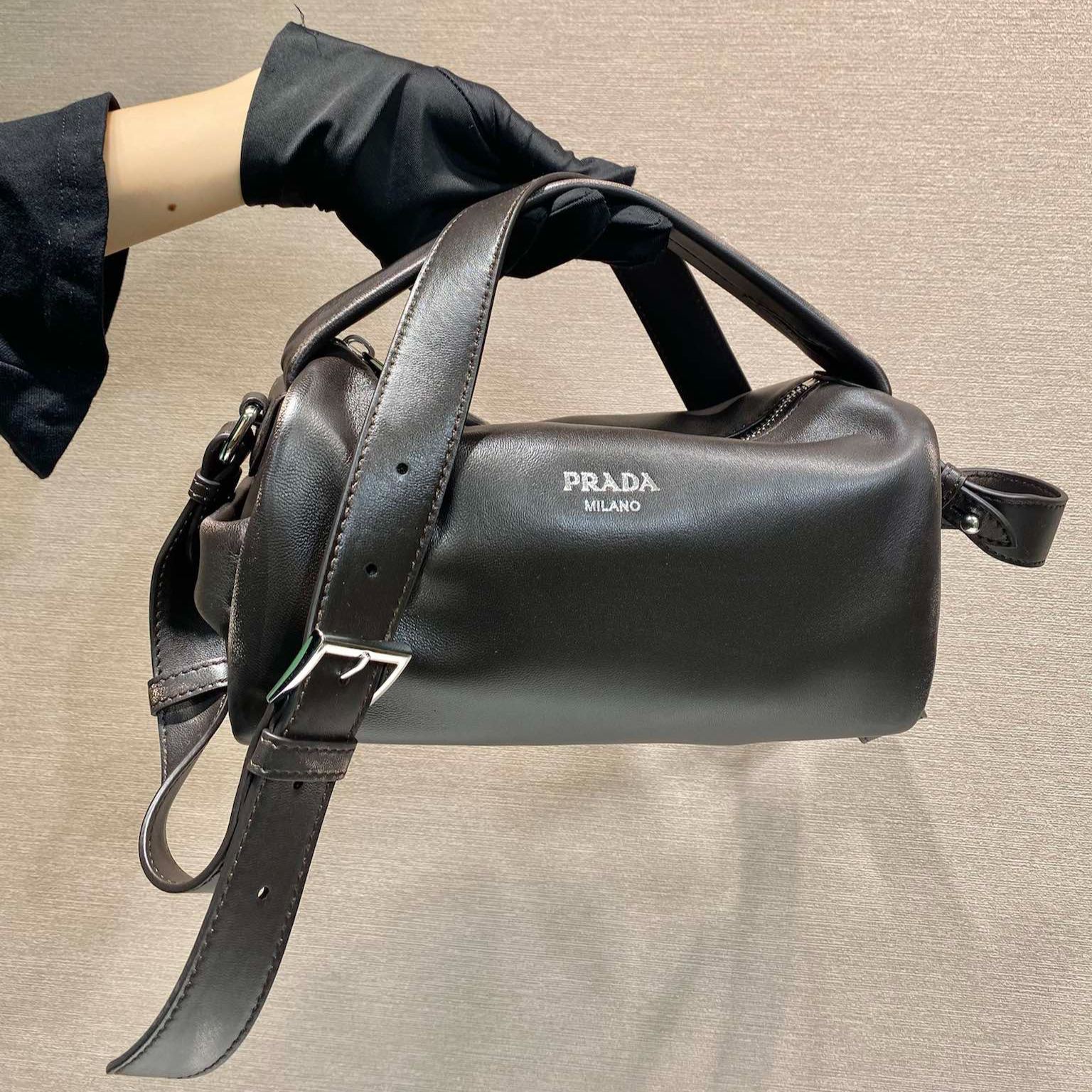 Prada nappa leather shoulder bag (2VH188_2C75_F0003)
