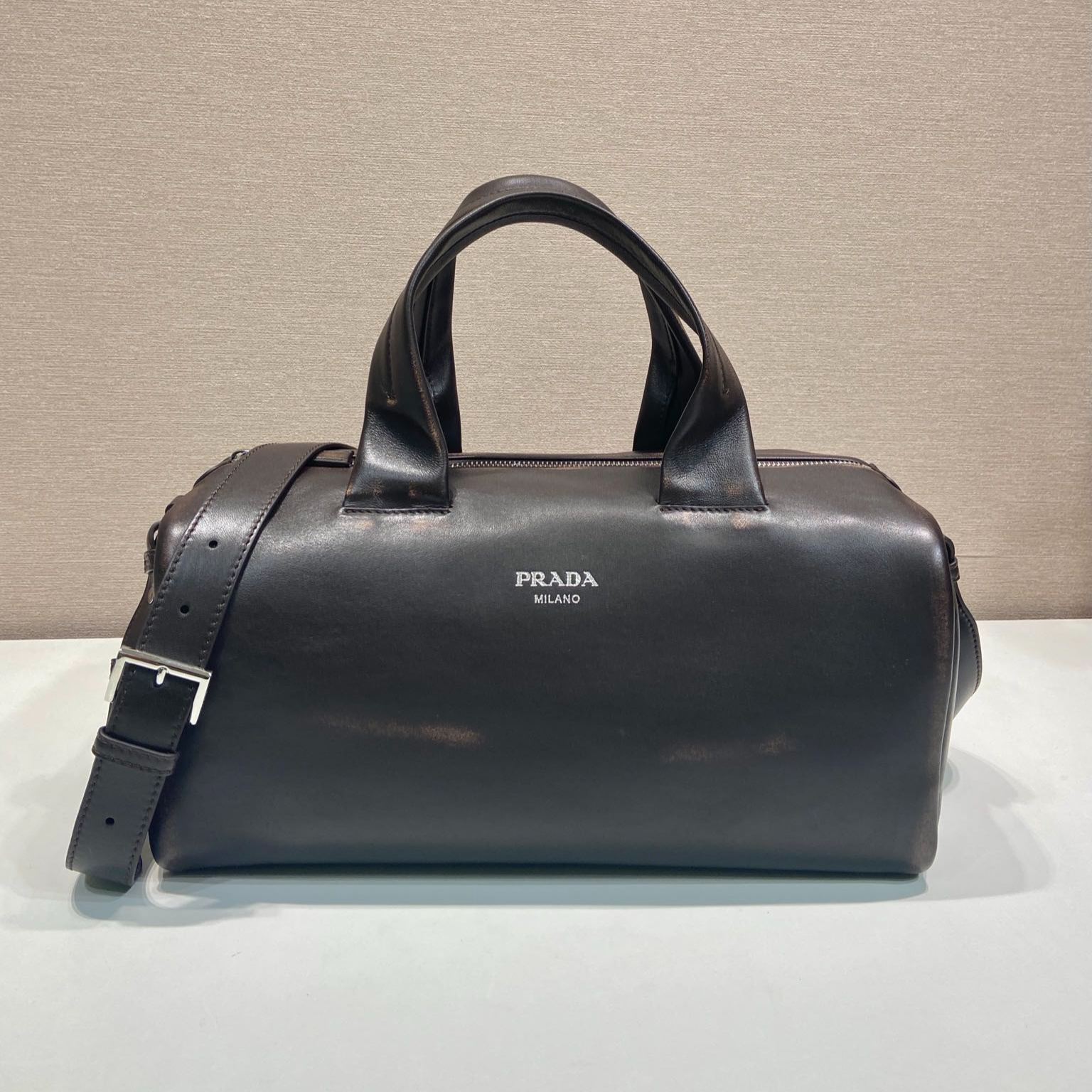 PRADA  Nappa Leather Duffle Bag (2VC046_OOO2_C75F0_003)