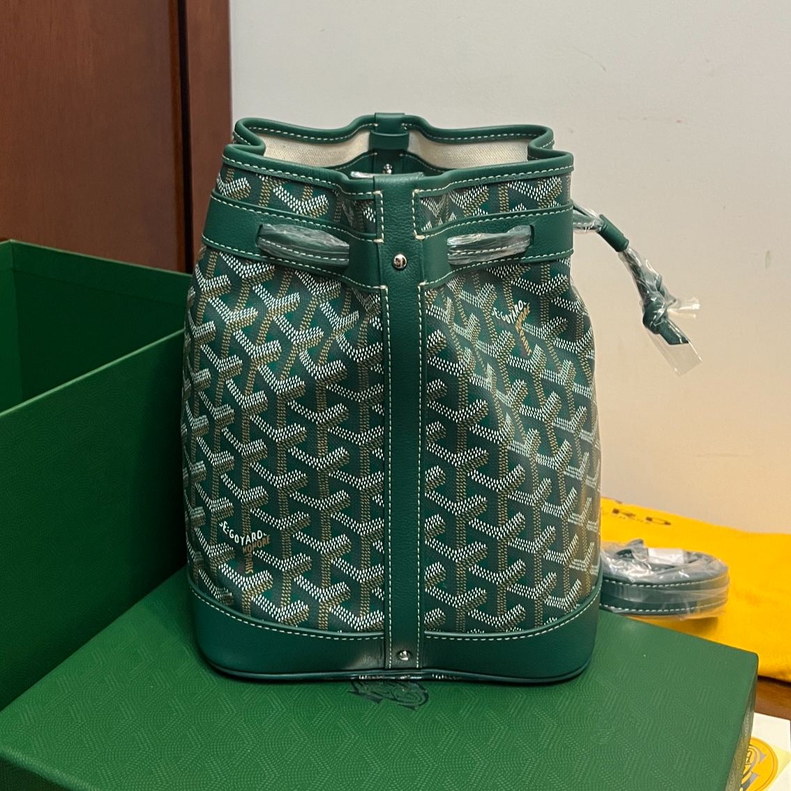 Goyard Petit Flot Canvas PM Drawstring Bucket（PEFLOTPMLTY）