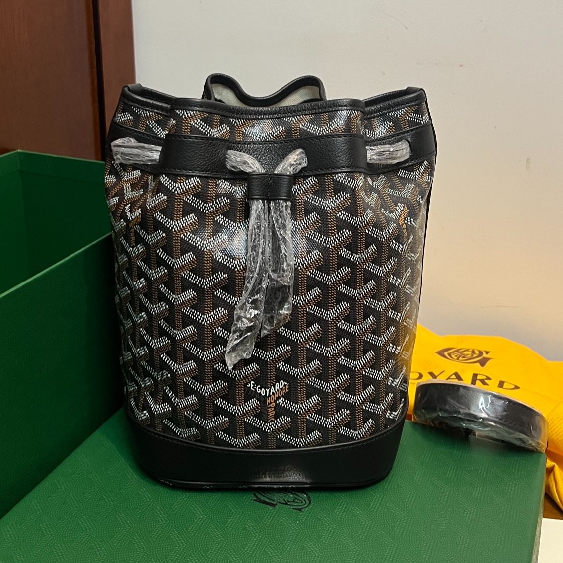 Goyard Petit Flot Canvas PM Drawstring Bucket（PEFLOTPMLTY）
