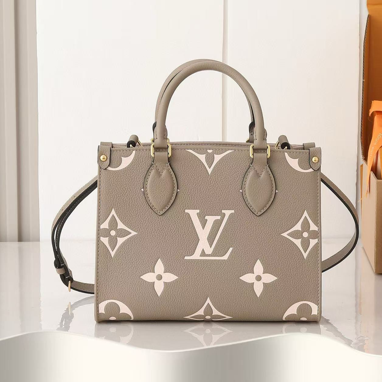 Louis Vuitton OnTheGo BB Leather Handbag (2-in-1)（M47054）