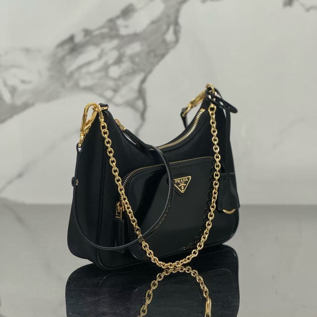 PRADA Nylon x Suede Leather Mini Bag (1BC198_R789_F0002_V_JOO)