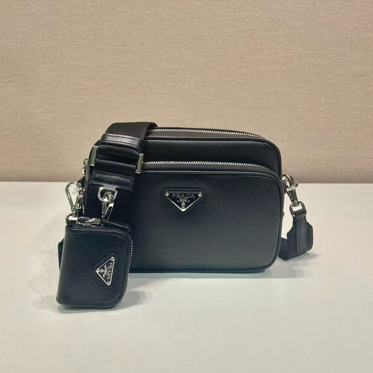 Prada Saffiano leather shoulder bag (2VH170VOOO9Z2)