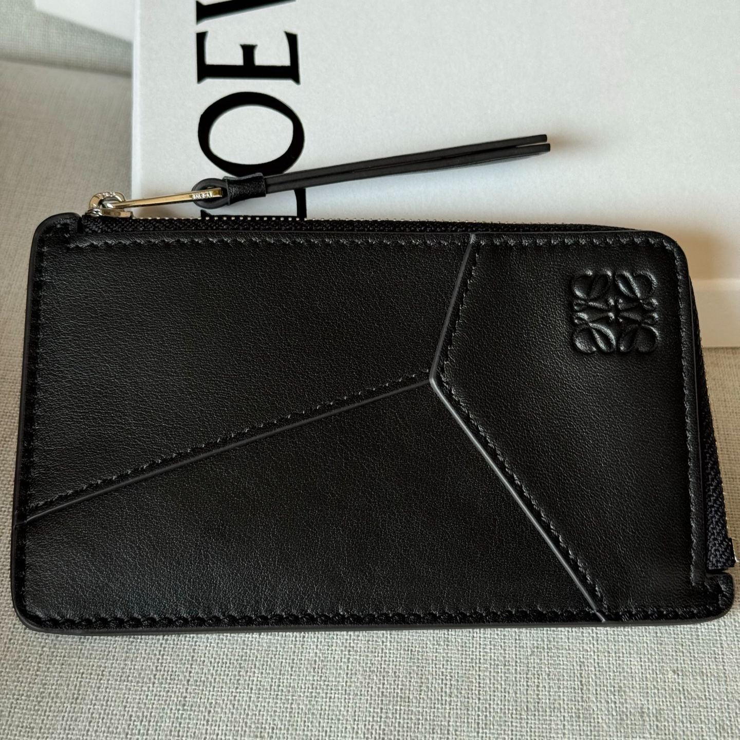 LOEWE Puzzle long coin cardholder in classic calfskin（C510G17X05）