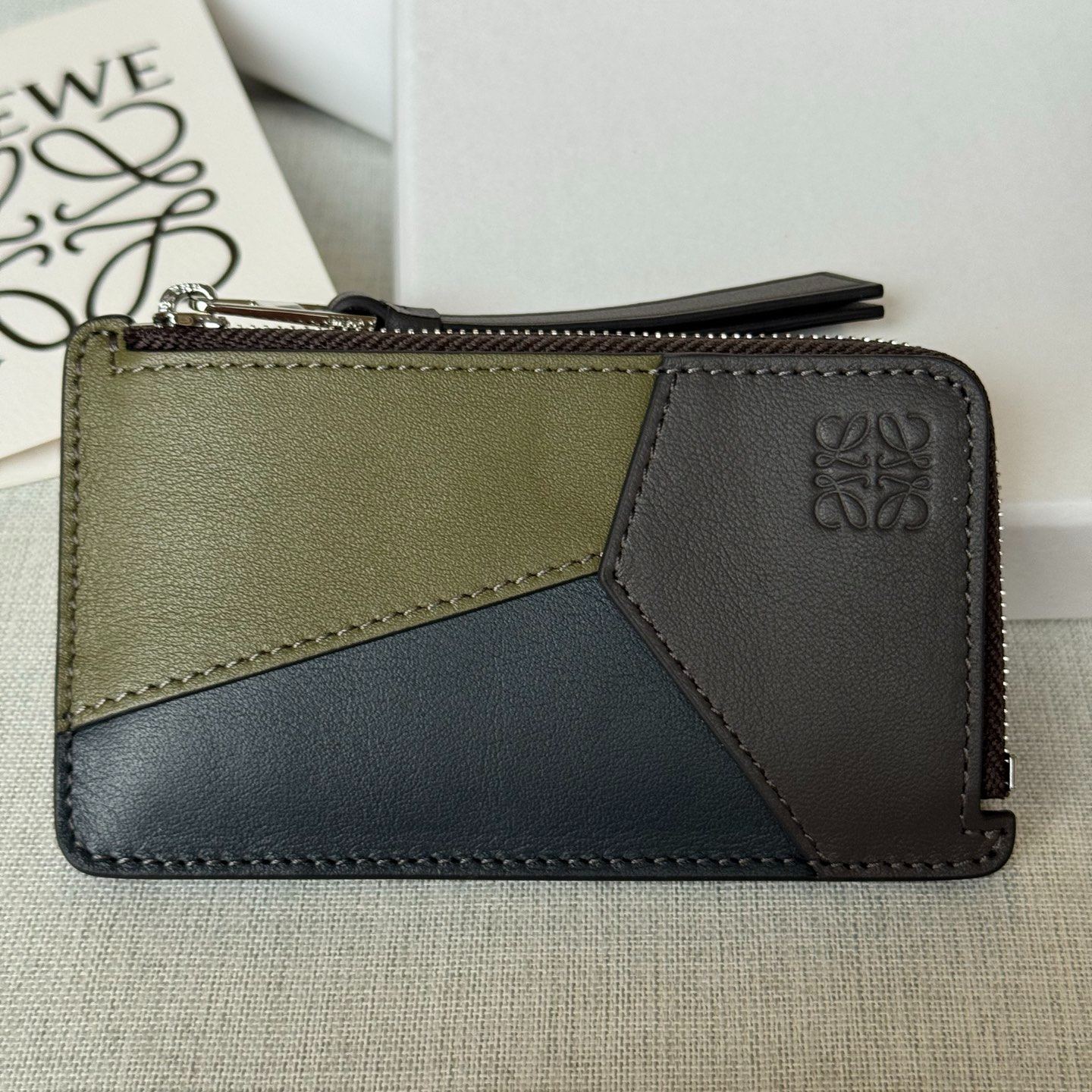 LOEWE Puzzle long coin cardholder in classic calfskin（C510G17X05）