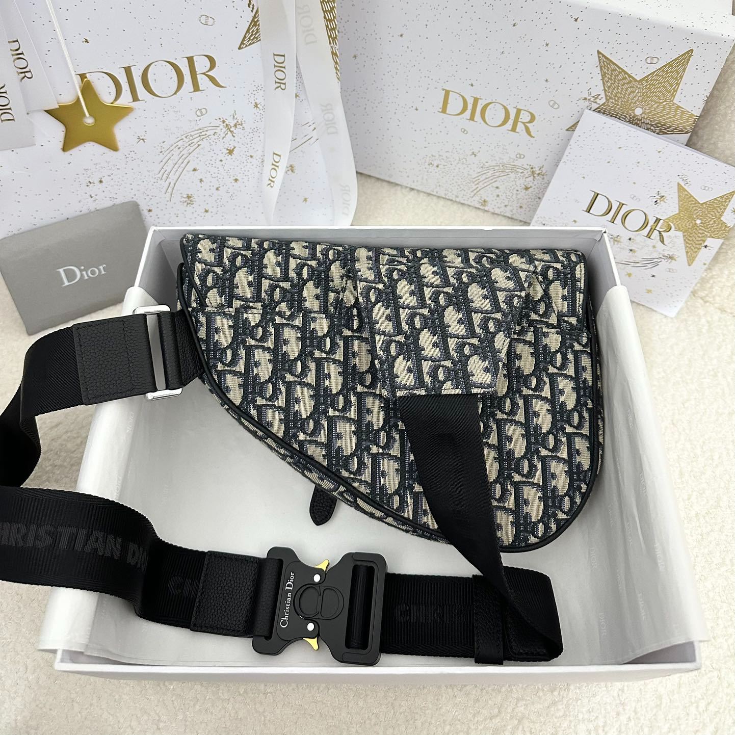 Dior Saddle Bag Oblique Jacquard（1ADPO093YKY-H28E）