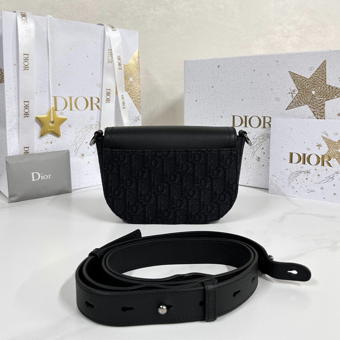 【N】Dior Saddle Mini Flap Messenger Bag（2ADCA435YKS_H27E）