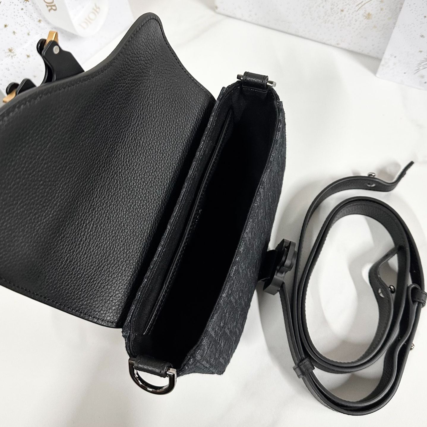 【N】Dior Saddle Mini Flap Messenger Bag（2ADCA435YKS_H27E）