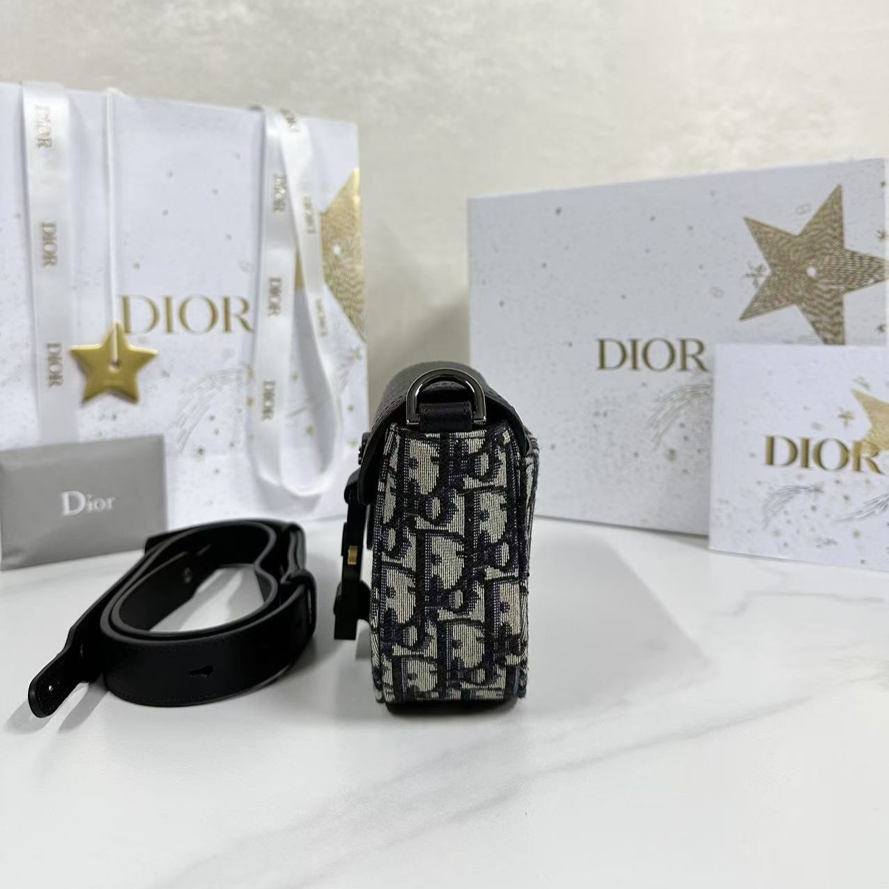 【N】Dior Saddle Mini Flap Messenger Bag（2ADCA435YKS_H27E）