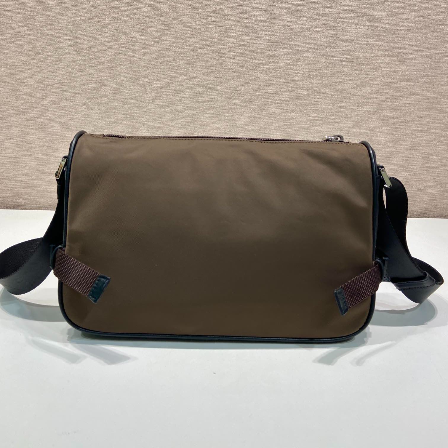 Prada Re-Nylon and leather shoulder bag (2VH192_2DMG_F03MQ_V_OBO)