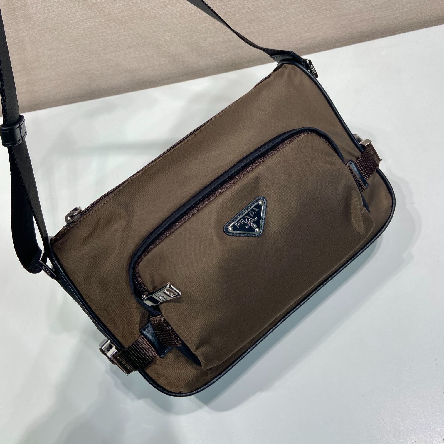Prada Re-Nylon and leather shoulder bag (2VH192_2DMG_F03MQ_V_OBO)