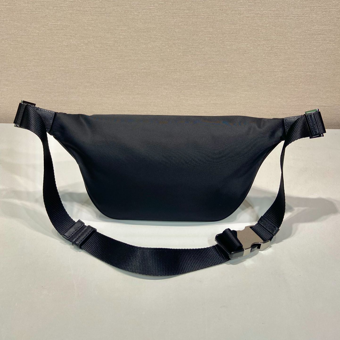 PRADA Re-Nylon and Saffiano leather belt bag (2VL033_2DMH_F0002_V_OOM）