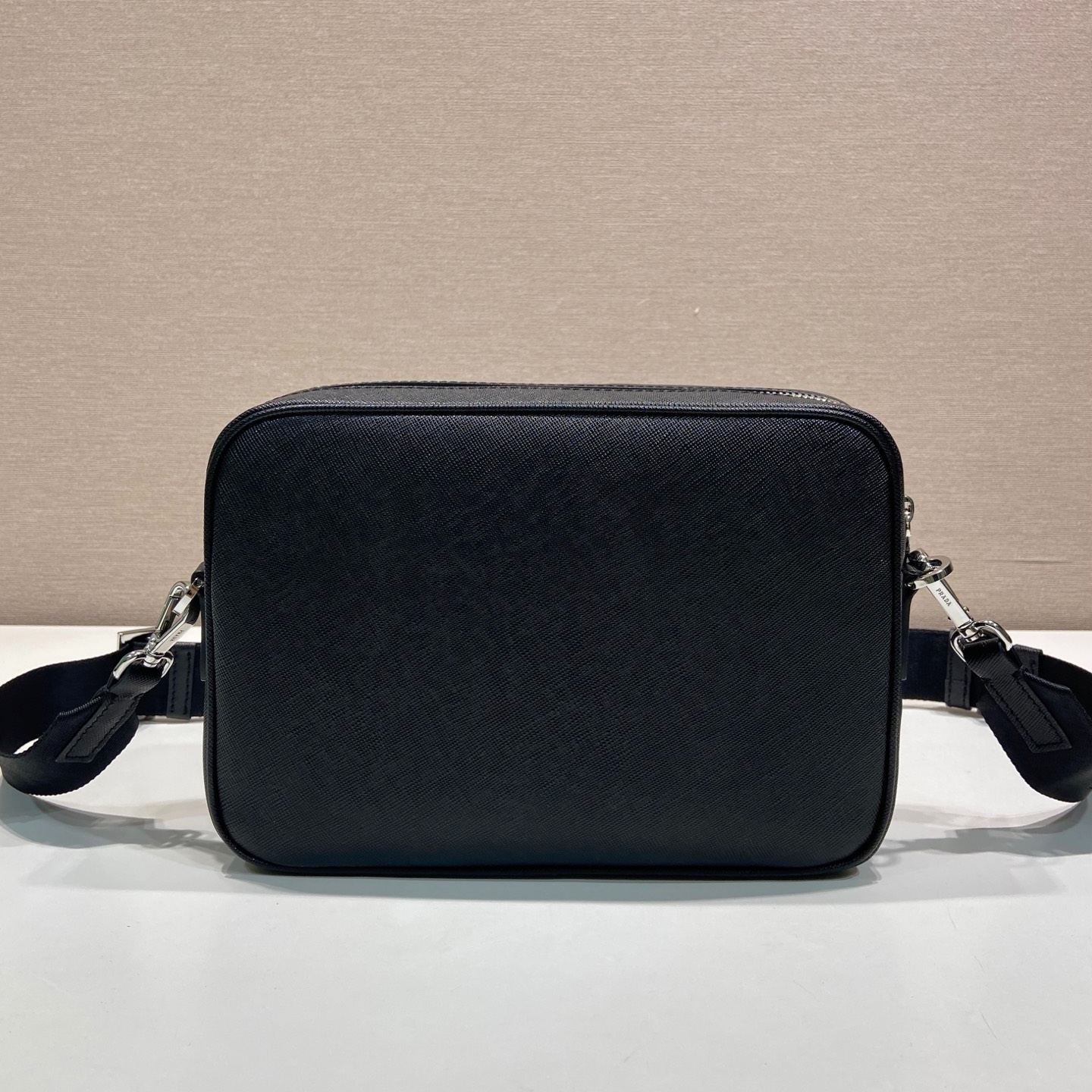 PRADA Saffiano Leather Shoulder Bag (2VH205_9Z2_F0002_V_DOM）