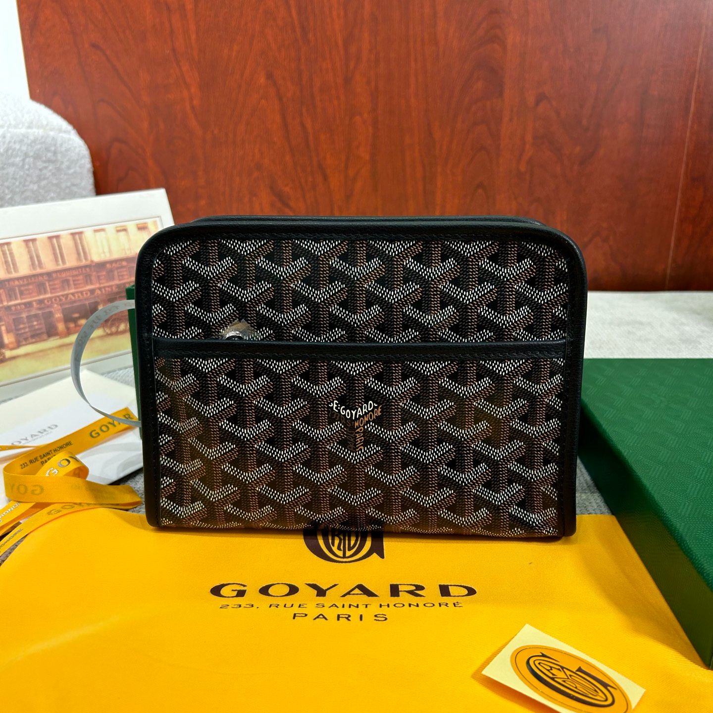 【N】Goyard Jouvence MM Green Washbag（JOUVENGMLTY-09CL09M）