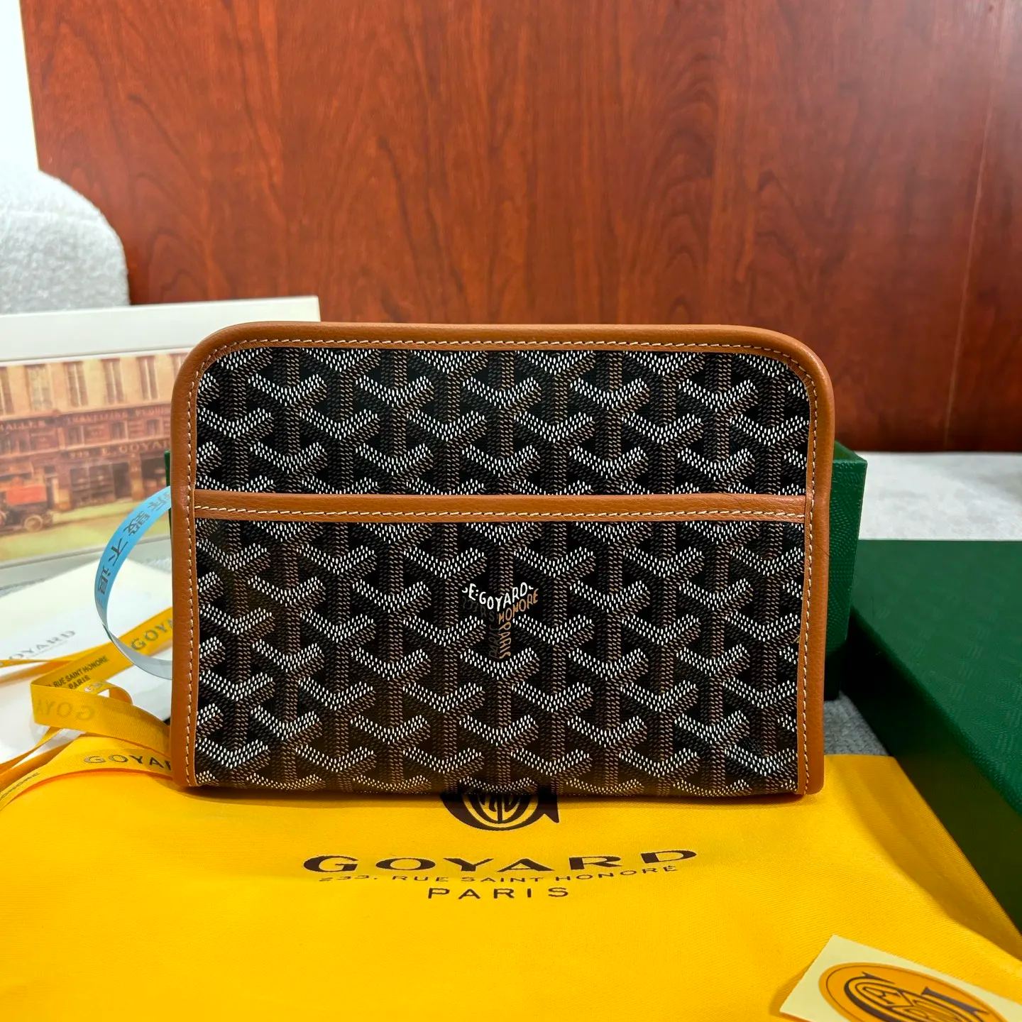 【N】Goyard Jouvence MM Green Washbag（JOUVENGMLTY-09CL09M）