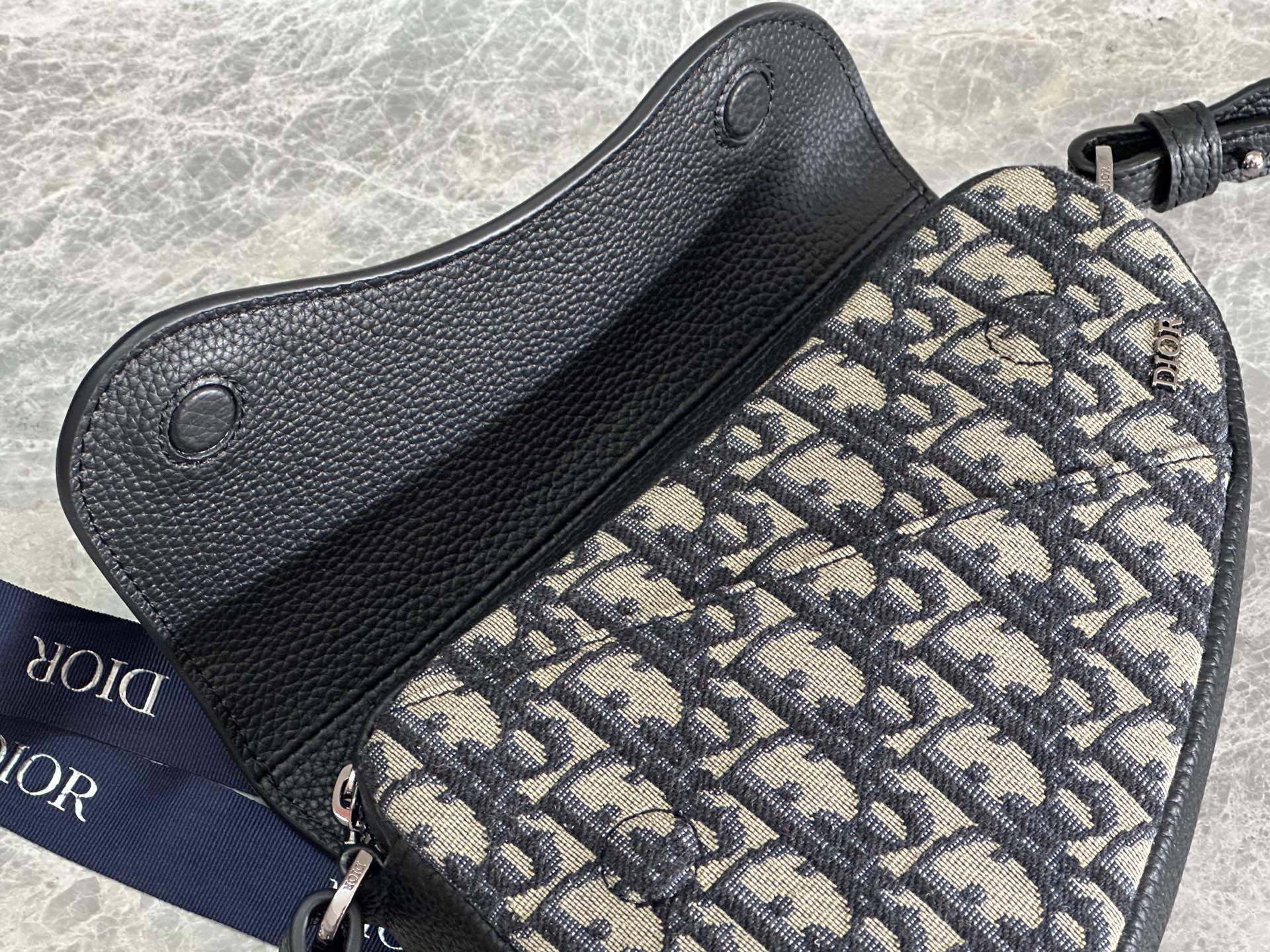 Dior Cotton Saddle Bags Shoulder Bags（2ADCA543YKS-H27E）