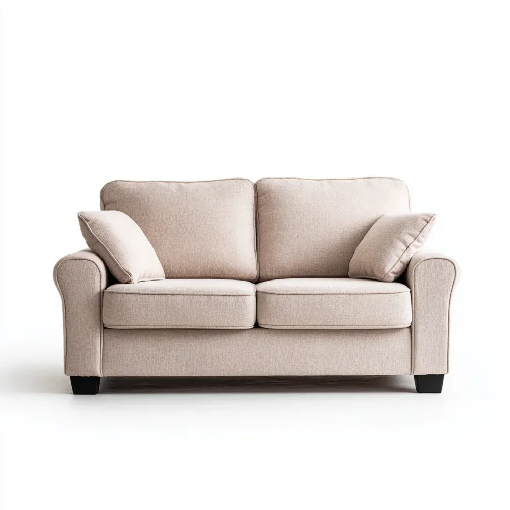 2人掛けソファ – 布製 150x90x85 cm – ベージュ – クラシックデザイン