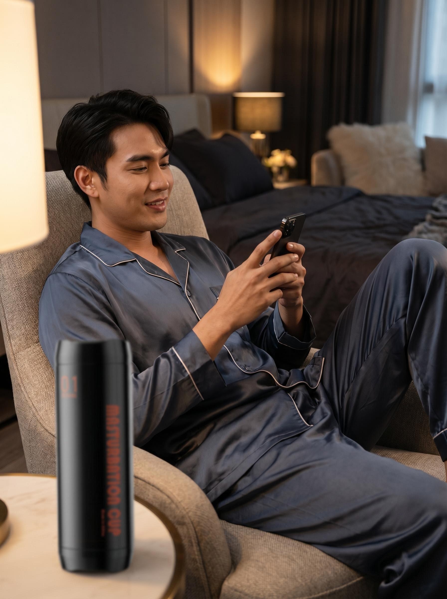 Intelligent Automatic Electric Heating Aircraft Cup for Men - Smart Telescopic & Suction Personal Care Tool