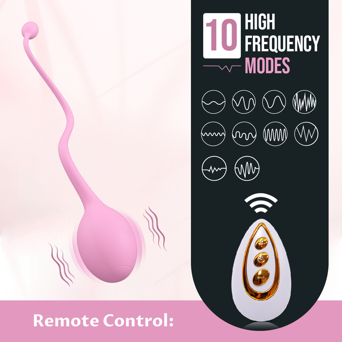 Women's Compact APP Remote Wearable Vibration Massage Device - Skin-Safe Silicone