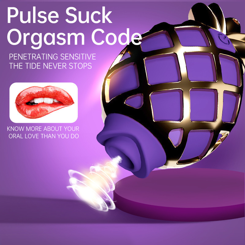 Women's Multi-Frequency Tongue-Like Vibration Massage Device Skin‑Safe Silicone