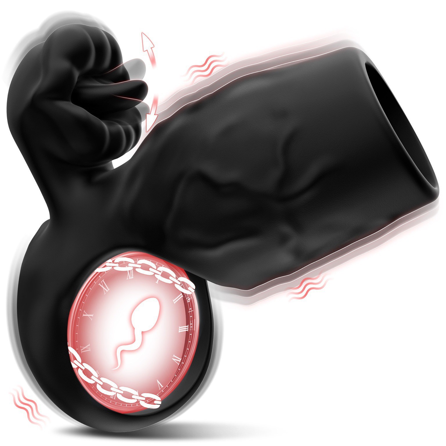 Men's Wolf-Shaped Vibration Relaxation Device | Men Relaxation Device, Skin-Safe Silicone