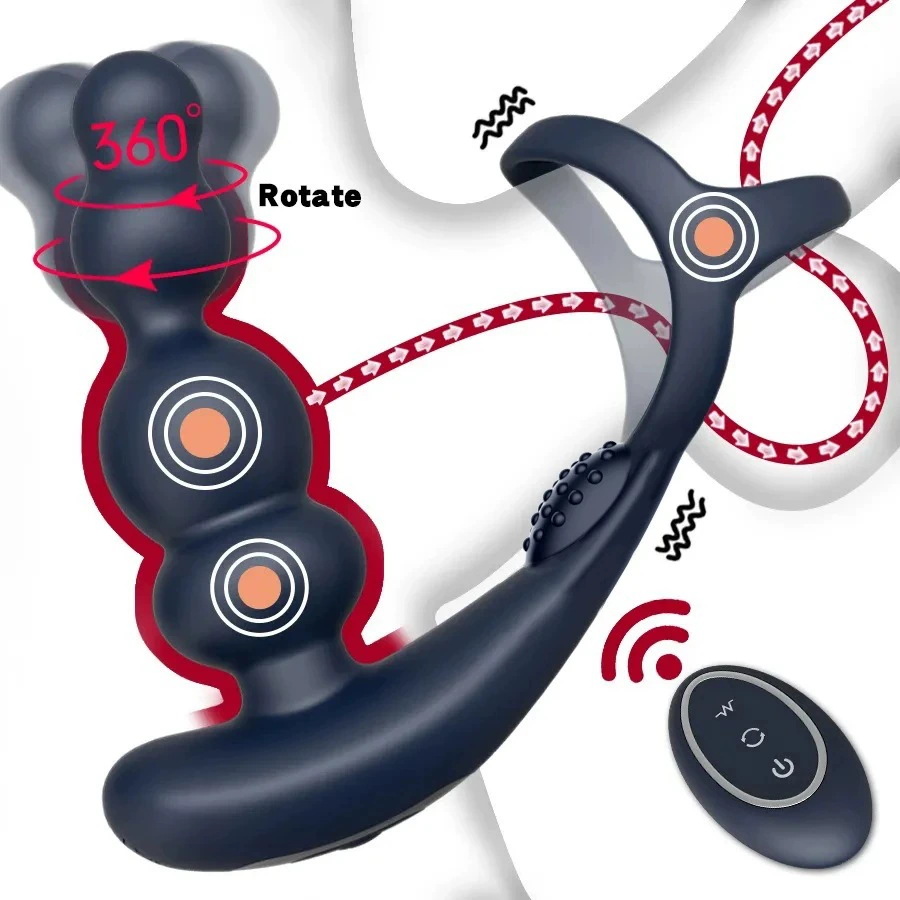 Men's APP Wireless Remote Control 3-Ring Relaxation Tool | Multi-Frequency Vibration