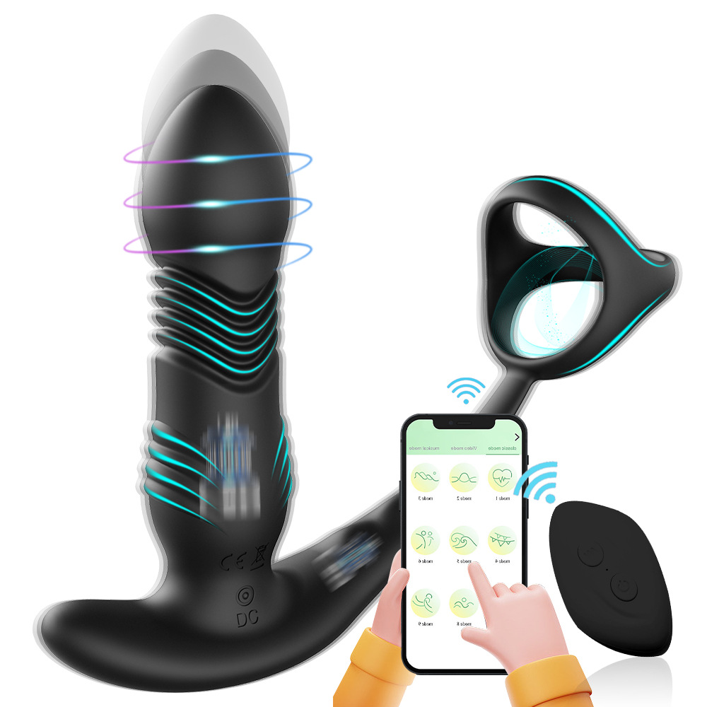 BANNDO Multi-Ring Vibration Massage Device - Adjustable Relaxation Tool for Men