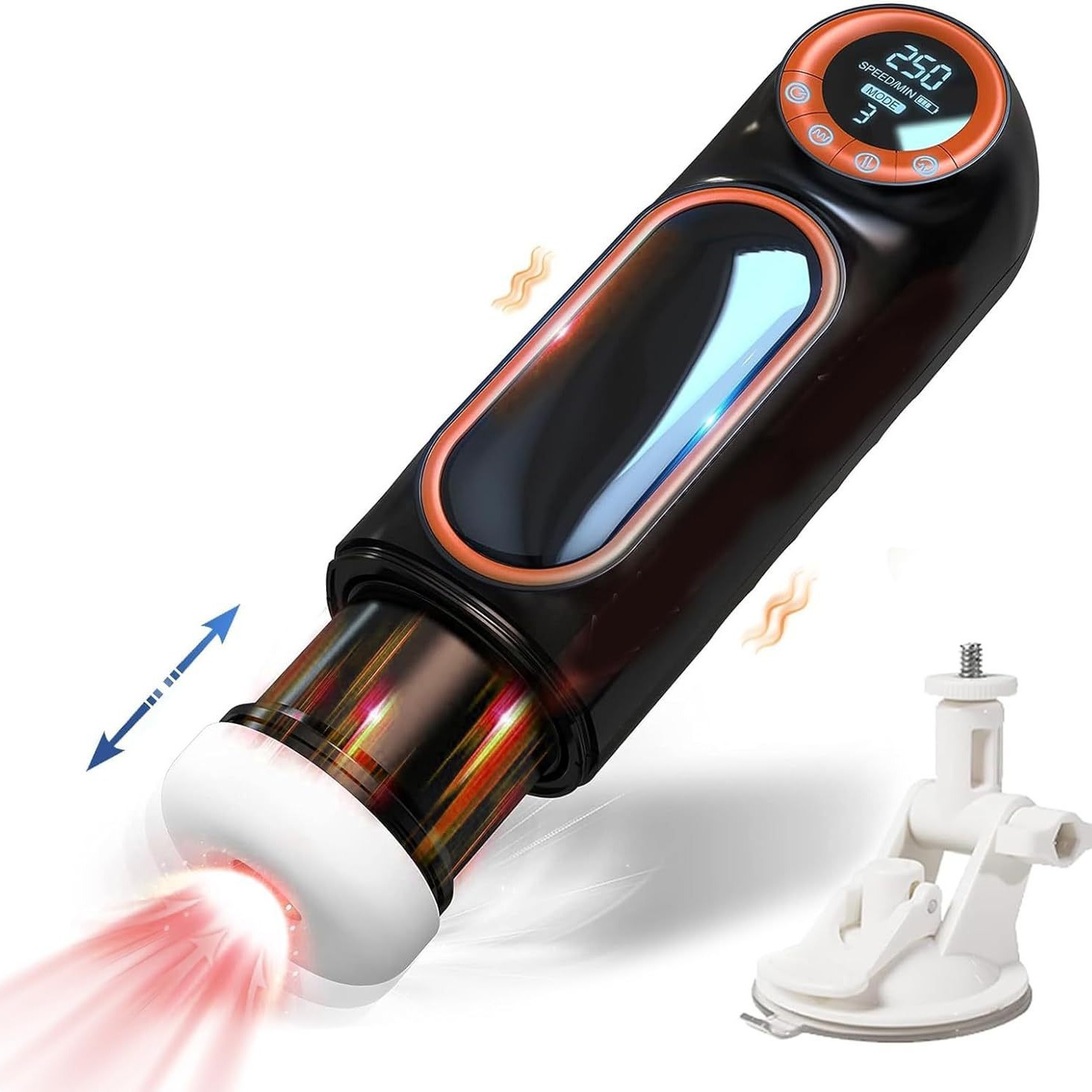 Voyager Alien Automatic Massage Device for Men | Electric Telescopic Silicone Wellness Tool