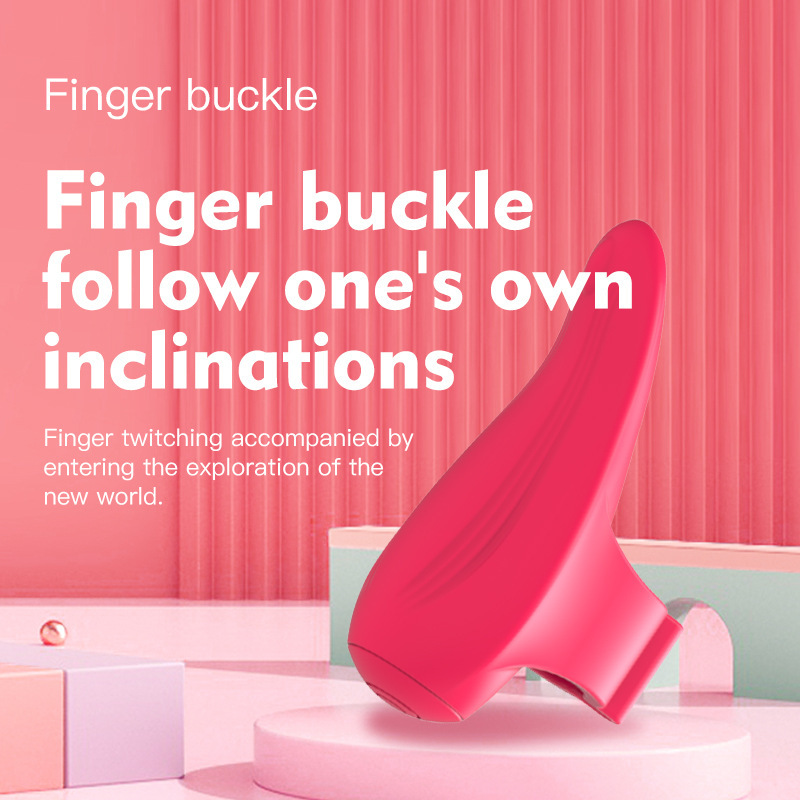 Women's Finger Tip Vibration Massage Tool - Skin-Safe Silicone