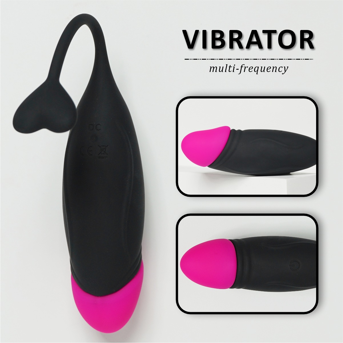 Women's Dual-Color APP Remote Control Vibration Massage Device - Skin-Safe Silicone