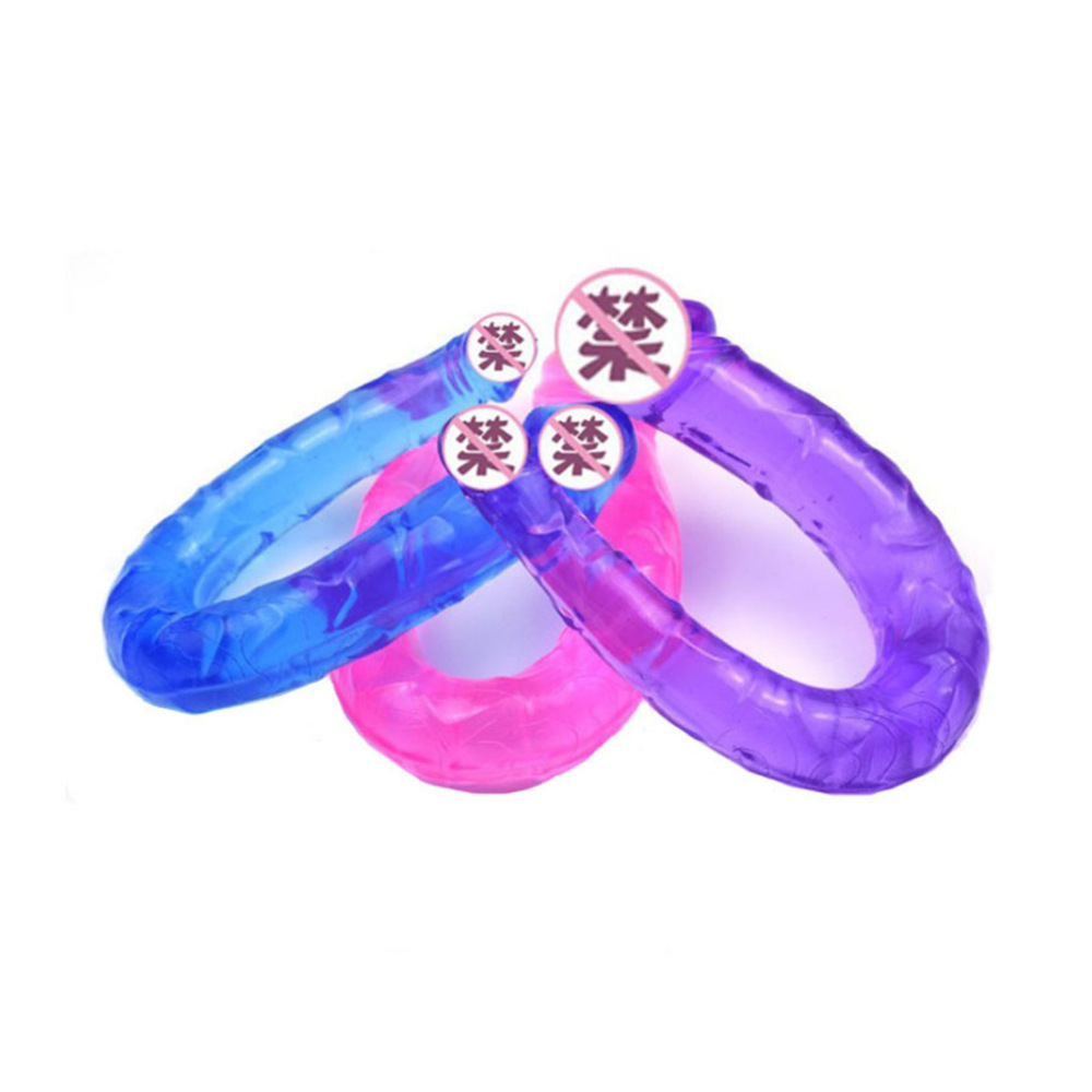 Women's Dual-Ended Massage Tool - Transparent Skin-Safe Personal Care