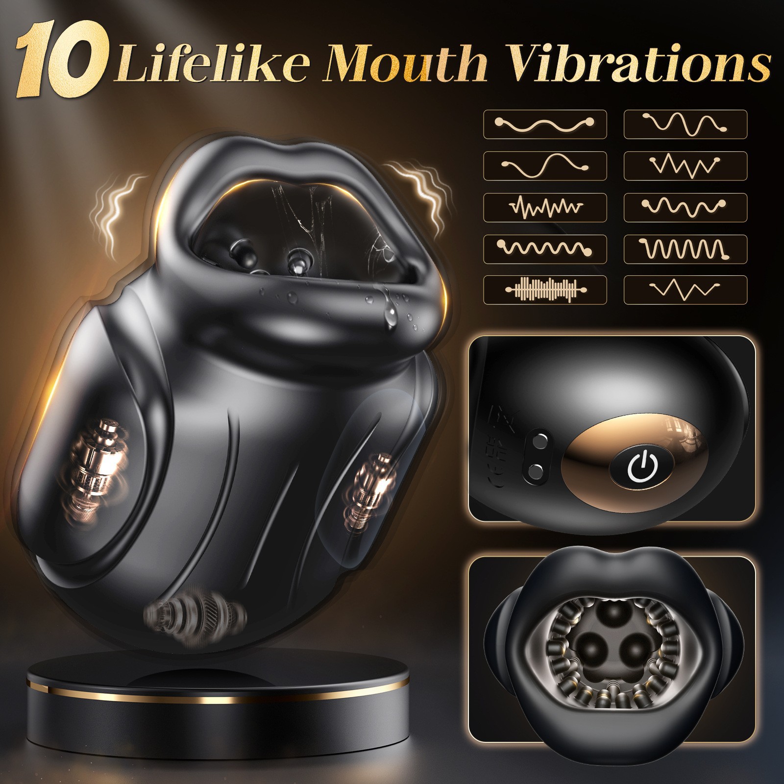 APP Controlled Intelligent Massage Device for Men - Suction & Clamping Personal Care Tool