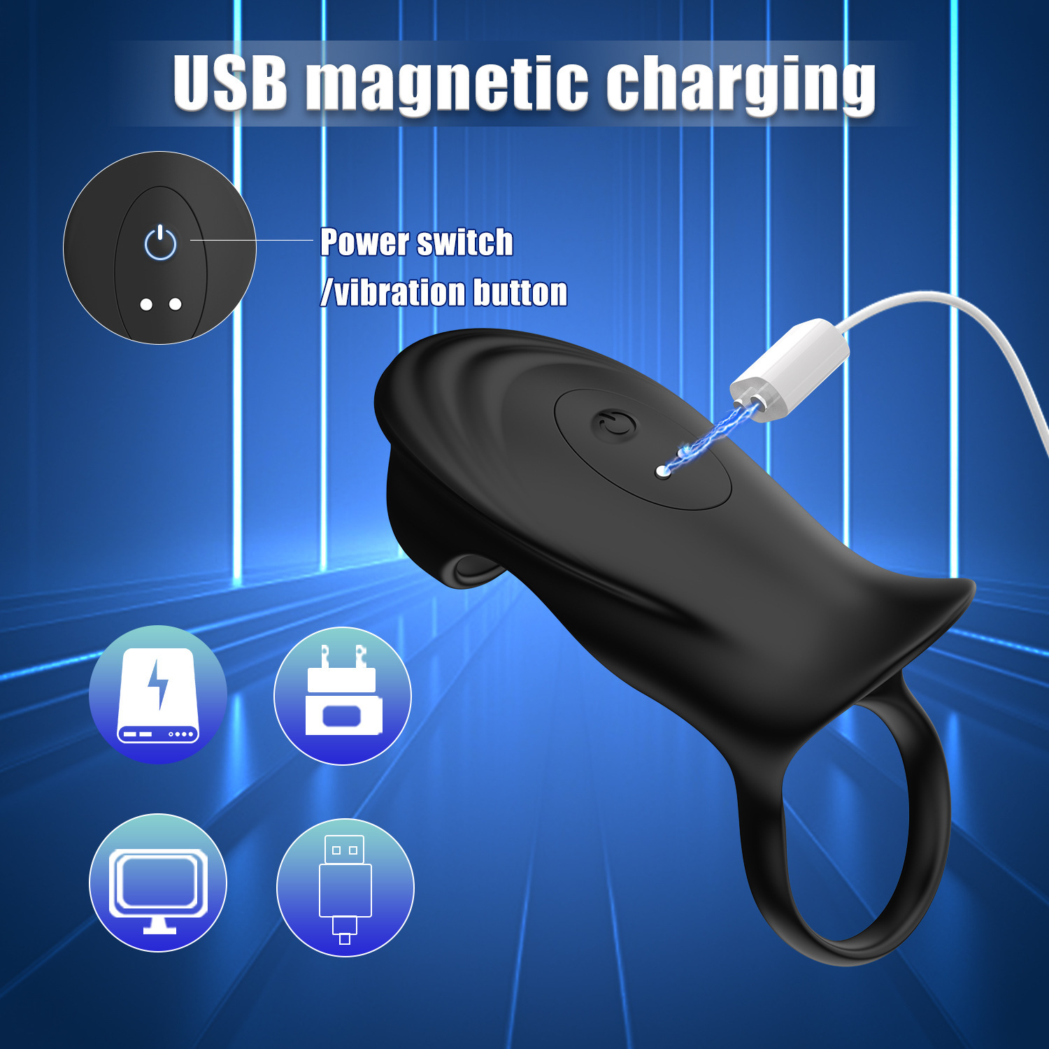 Men's APP Control Vibration Massage Tool | Couples Shared, Skin-Safe Silicone