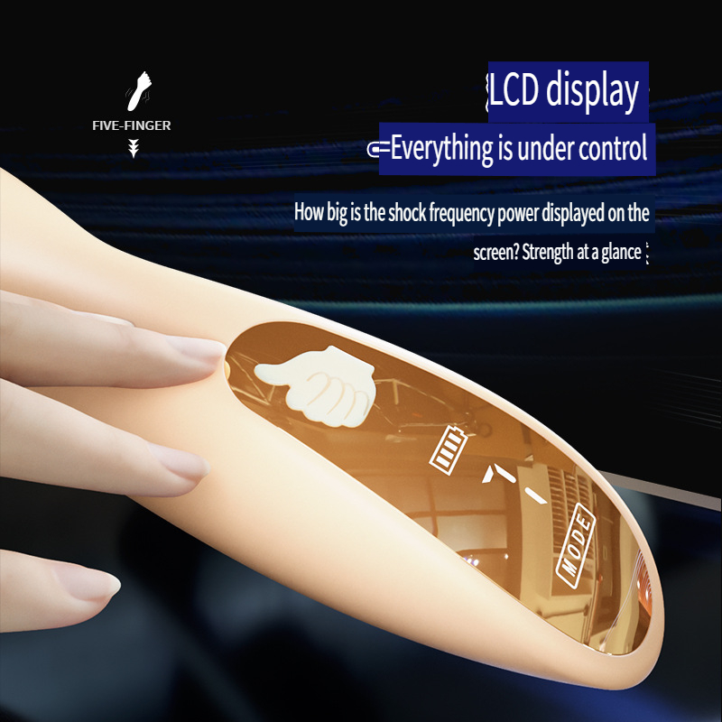 Men's Hand-Shaped Multi-Vibration Quiet Relaxation Device | Soft Massage Tool