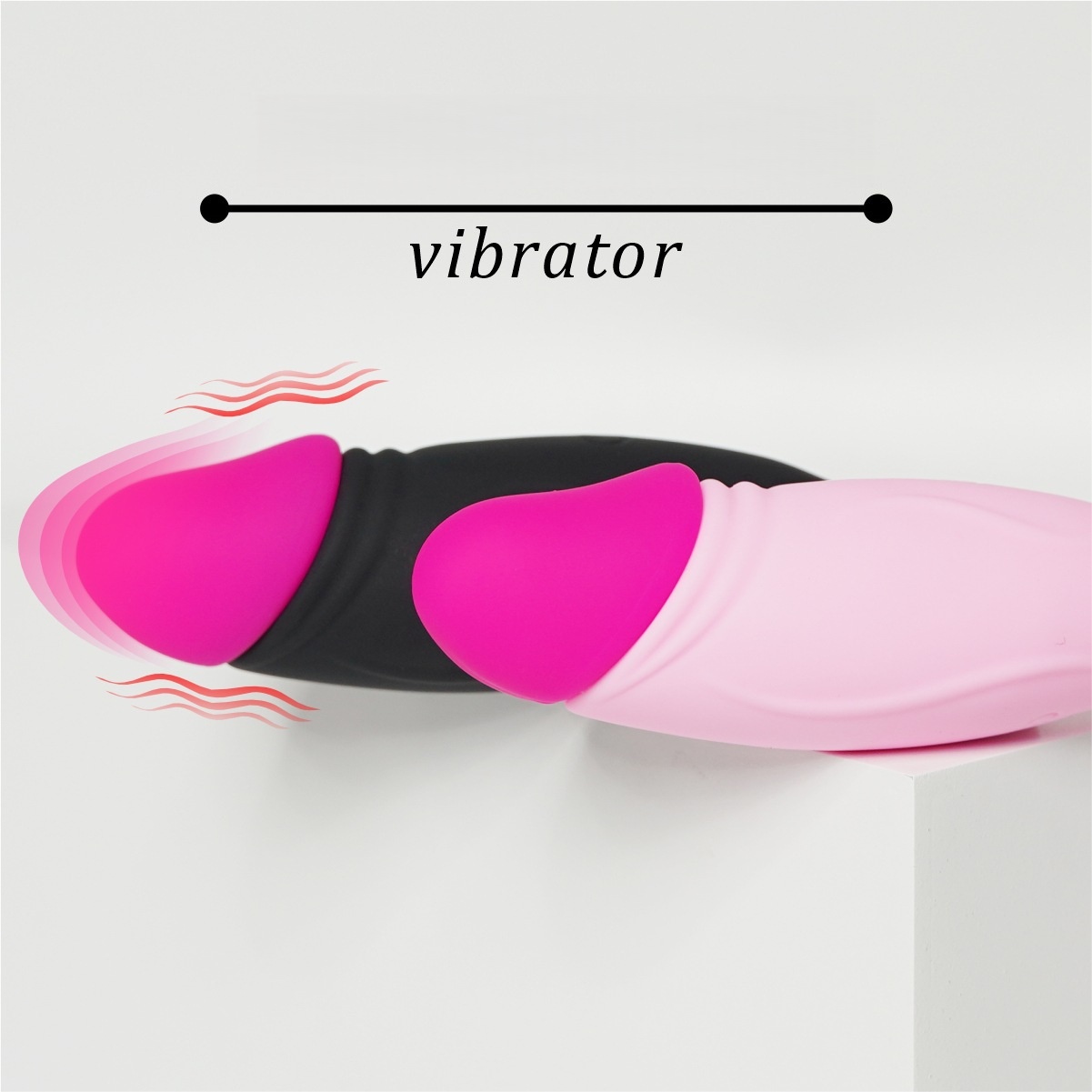 Women's Dual-Color APP Remote Control Vibration Massage Device - Skin-Safe Silicone