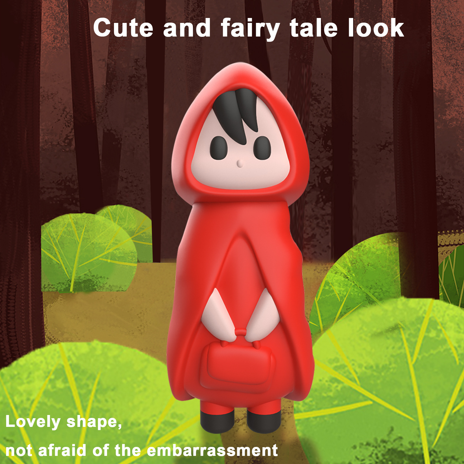 Women's Cute Little Red Riding Hood Multi-Speed Vibration Massage Device | Skin-Safe Silicone