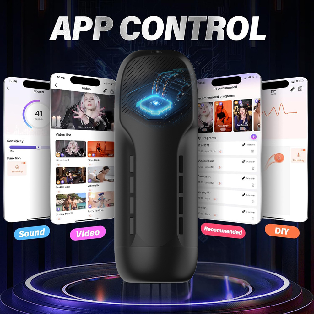 Men's Automatic Telescopic Rotating Relaxation Tool | quiet vibration, Hands-Free