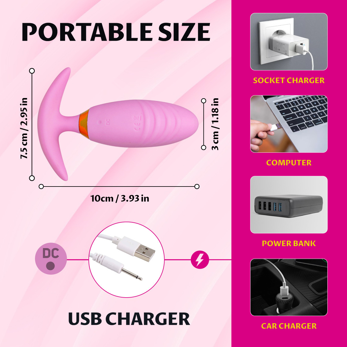 Remote Control Vibration Massage Device - Women's Wearable Personal Care Tool