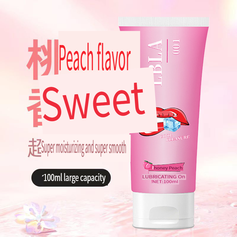 LBLA Peach Flavor Intimate Lubricant 100ml, Soothing Smooth Moisturizing Gel for Couples